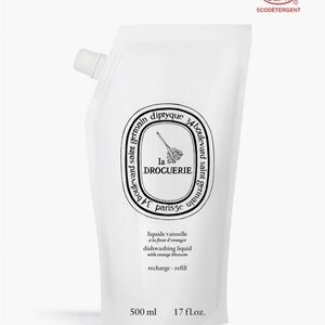 diptyque White Refill Pouch La Droguerie Dishwashing Liquid